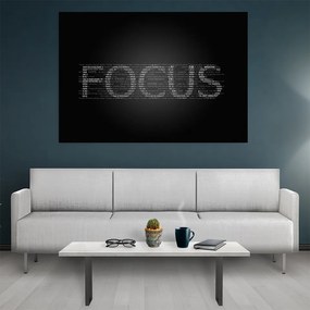 Tablou canvas Motivational Focus 120x80 cm