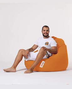 Fotoliu puf pentru grădină Premium XXL - Orange