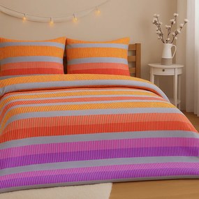 Lenjerie de pat din bumbac poly ELLE PURPLE, violet Dimensiune lenjerie de pat: 70 x 90 cm | 140 x 200 cm