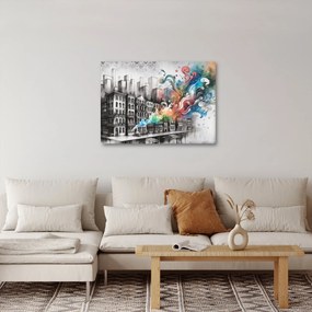 Tablou - Viața industrială (70x50 cm)