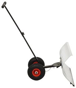 141304 vidaXL Lopată manuală pentru zăpadă, cu roți