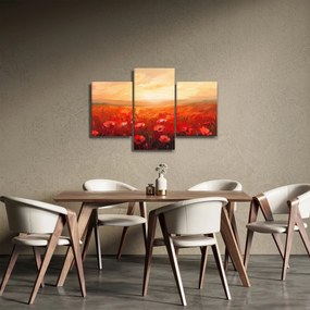 Tablou - Câmp de maci (90x60 cm)