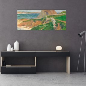 Tablou - Henri Moret, The Island of Raguenez, Brittany, reproducere (120x50 cm)