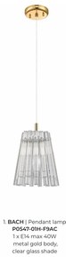 Pendul, Lustra suspendata design modern BACH 19cm