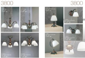 Lustra rustica aplicata cu 5 brate design italian 3800