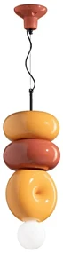 Lustra retro realizata manual din ceramica Bumbum
