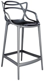 Scaun de bar Masters METAL, h. 65 cm, culori multiple - Kartell Culoare: titan