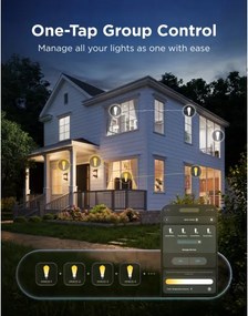 Govee - Bec LED RGBWW reglabil Smart MATTER ST64 E27/5W/230V 2700-6500K Wi-Fi
