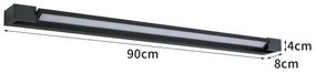 Brilagi-LED Lampă pentru oglindă de baie AQUA LINE LED, 24W, 230V, 90 cm, IP44, negru