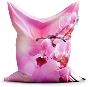 Sac de șezut Classic flori de orhidee - pentru copii, roz