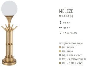 Lampa de masa deosebita design LUX realizat manual MELEZE