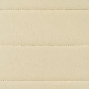 Scaun de masă Tino NOVA bej, textil, piele și metal