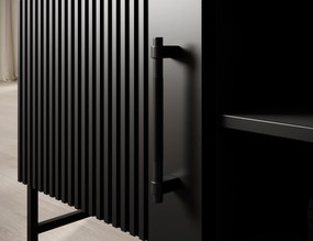 Masuta RTV RAFTT 152x55 cm, negru