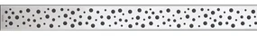Capac pentru rigola dus din otel inoxidabil negru mat 850 mm Alcadrain BUBLE-850M 850 mm