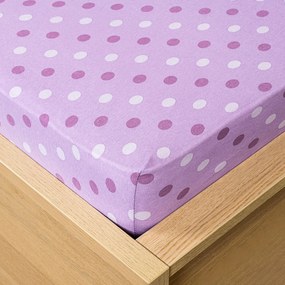 Cearşaf jersey 4Home Buline, violet