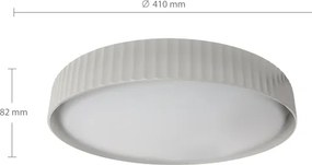 Brilagi - Plafonieră LED dimabilă LUCIA, 48 W, 230 V, Ø 41 cm, albă + telecomandă