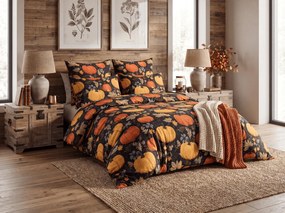 Lenjerie de pat din microfibra ORANGE PUMPKINS colorate Dimensiune lenjerie de pat: 2 buc 70 x 90 cm | 200 x 220 cm
