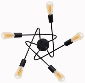 Lustr pentru copii OXFORD 5xE27/15W/230V montat pe tavan