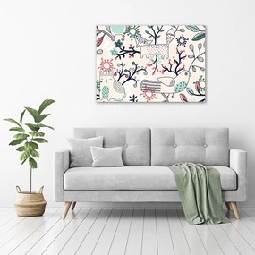 Imprimare tablou canvas Animale și flori