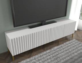 Masă TV 200 4D Warsaw (alb + Auriu). 1125141