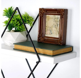 Raft decorativ de perete Duvelo 15 (alb) . 1093637
