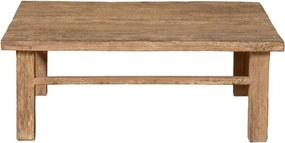 Măsuță de cafea din lemn reciclat, natur, finisaj vintage, 120×79×46 cm, „Rustor"
