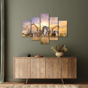 Tablou - Animae din Africa (150x105 cm)