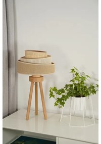 Lampă de masă YUTE Duolla TRIO 1xE27/15W/230V d. 25 cm maro/gri/bej