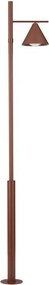 Stalp de exterior IP65 ORIX corten H-220cm