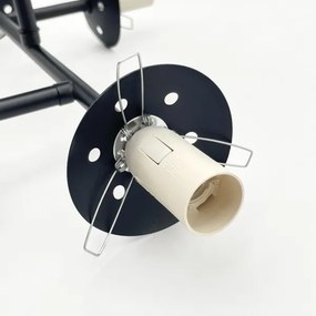 Brilagi - Lustră aplicată MALONY 4xE14/20W/230V neagră