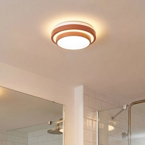 Plafonieră Sienna modernă cu alb 25cm IP44 - Walden