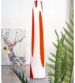 Argon 7042 - Lampă de podea POLONIA 2xE27/15W/230V alb/roșu