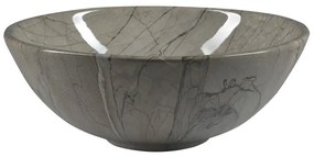 Chiuvetă gri rotundă din ceramică ø 42 cm Dalma – Sapho