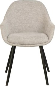 Scaun de dining VINTO BREGO bej deschis