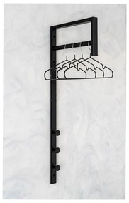 Cuier de perete negru din metal Trento – House Nordic