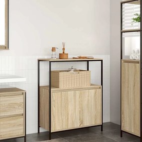 vidaXL Dulap de baie cu rafturi Stejar Sonoma 76,5x35x95 cm