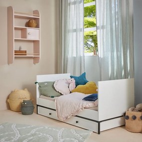 Sertar pentru pat Lumi alb 70x140 cm
