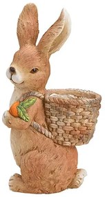 Deco Bunny din ceramica maro 23x46x19 cm