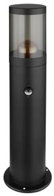 Lampă de exterior cu senzor XELOO 1xE27/60W/230V 50 cm IP44 Globo 32015BSS