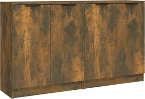 vidaXL Servantă, stejar fumuriu, 60x30x70 cm, lemn prelucrat