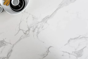 Masa moderna, Ceramica, Alb marmorat, SYMBIOSE 200cm A-6541088 VC