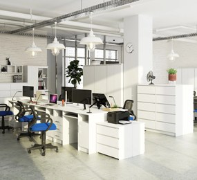 Masă PC Aziza (Alb). 1068570