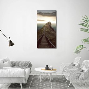 Tablou pe pânză canvas Calea pe stâncă