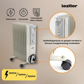 Radiator cu ulei Norde, format din 7 piese, 600W/900W/1500W