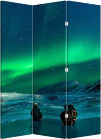 Paravan - Oameni la Aurora borealis (126x170 cm)