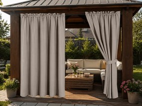 Perdea pentru gradina GARDIO rezistent la apa 150x200 cm, bej deschis