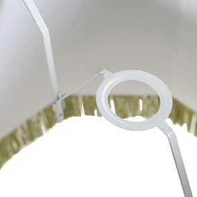 Abajur din mătase verde 45 cm - Granny