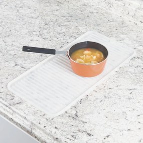 Suport din silicon pentru veselă iDesign Lineo Drying Mat, 40,5 x 20,5 cm