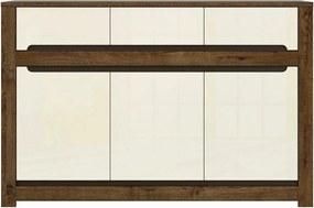 Comoda RUSO KOM3D3S, nuc/bej, PAL, 149x46x99 cm