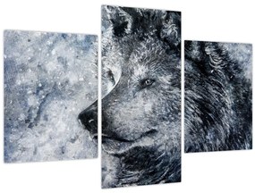 Tablou - Lupul din desene animate (90x60 cm)